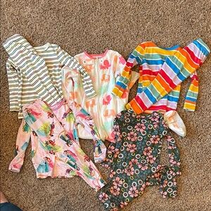 Colorful 4T Kids' Pajama Lot